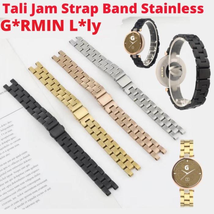 Terlaris Tali Jam Garmin Lily Strap Band Stainless