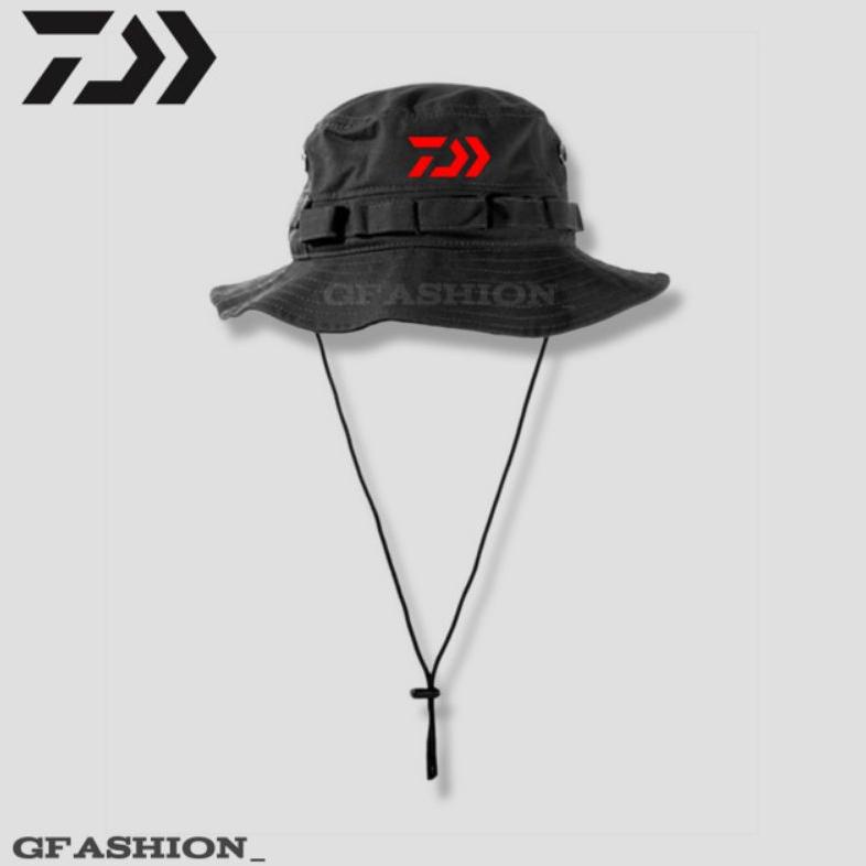 Update Topi Rimba Daiwa Fishing / Jungle Hat Fishing Hat Pria Wanita Dewasa Logo Daiwa