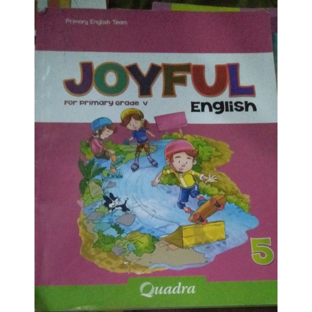 Bekas Joyful English kelas 5 Quadra