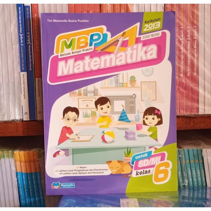 DISKON SPESIAL BUKU MBP MATEMATIKA UNTUK SD/MI KELAS 6 MASMEDIA K13 EDISI REVISI TERMURAH
