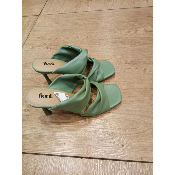 PROMO Heels fioni lulu twist light green by payless