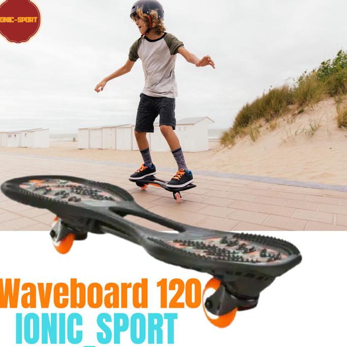 OXELO Waveboard WB120 Skateboard Anak/Dewasa Pemula Original-Ungu Muda