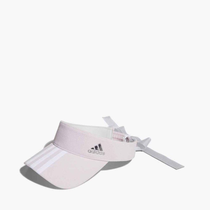 TERLARIS" TOPI GOLF ADIDAS WOMEN'S SIV RIB VISOR CLEAR PINK ORIGINAL