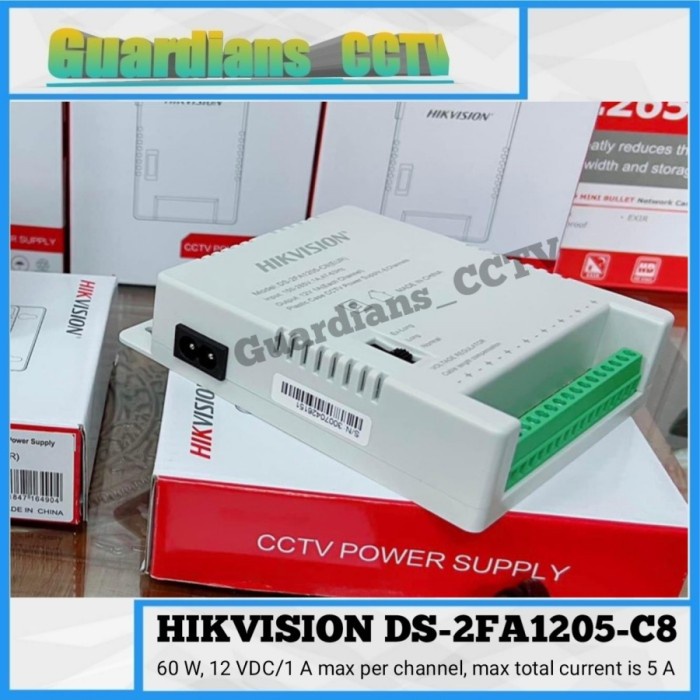 Terlaris Adaptor Hikvision / Adaptor Hikvision 1A 8Ch / Adaptor Cctv