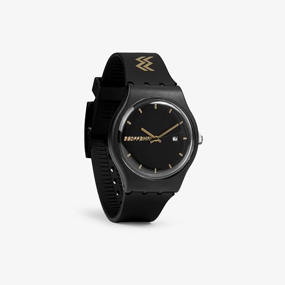 Juno X Geoff Max Official - Midnight Black Gold| Jam Tangan | Watch