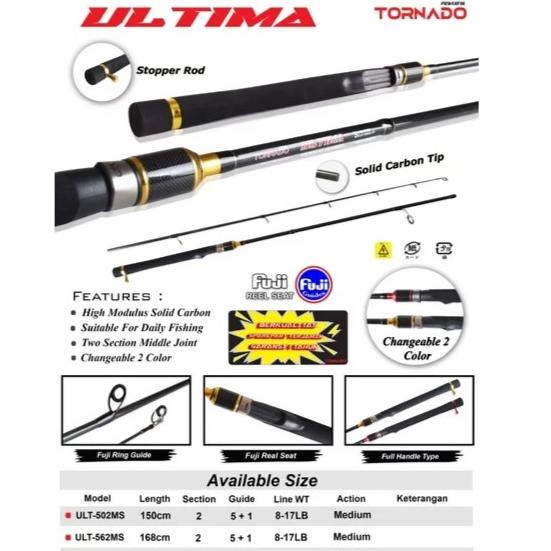 Joran Tornado Ultima - Super Power Solid Carbon Tip
