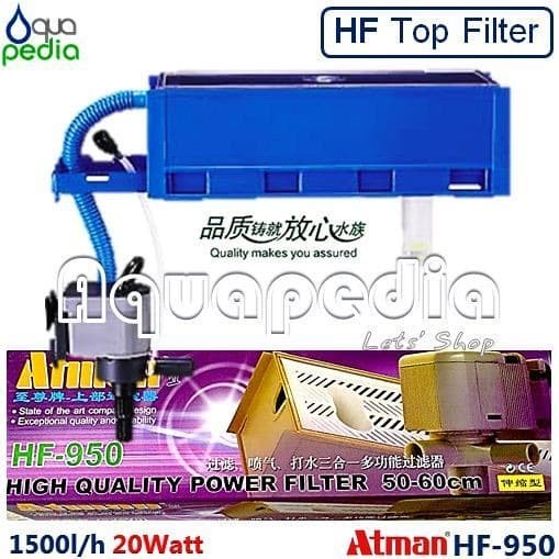 Atman HF950 Filter Atas Aquarium Top Filter ORIGINAL