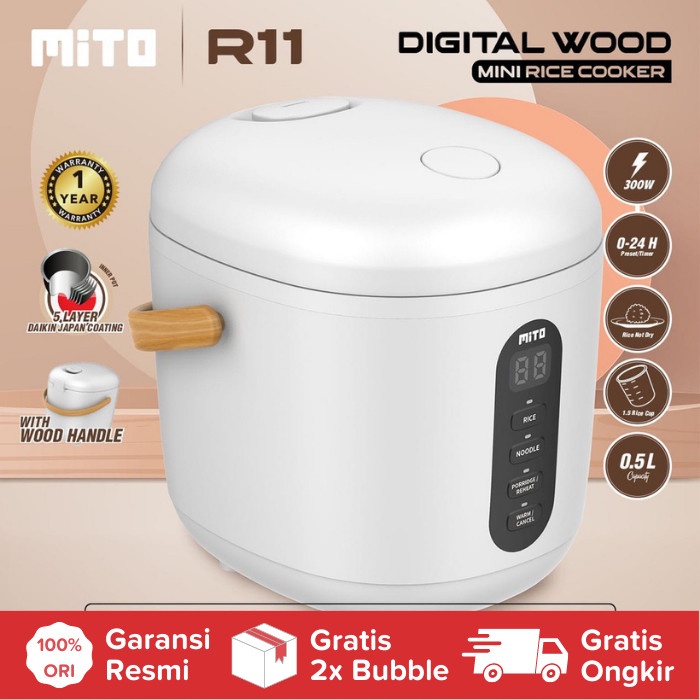 MITO R11 Rice Cooker Mini Digital Kecil Mitochiba R 11 Reskuker Mitto