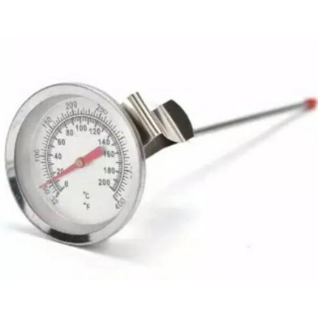 Terbaru Thermometer Mekanik  Alat Ukur Suhu Panas Minyak Goreng Kopi Susu Minuman Masakan
