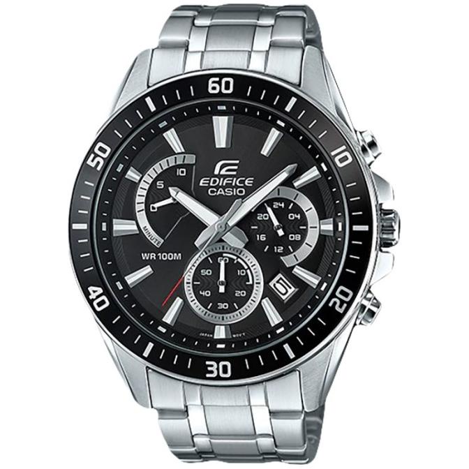 Casio Edifice Chronograph Efr-552D-1Avudf Water Resistant 100M Black