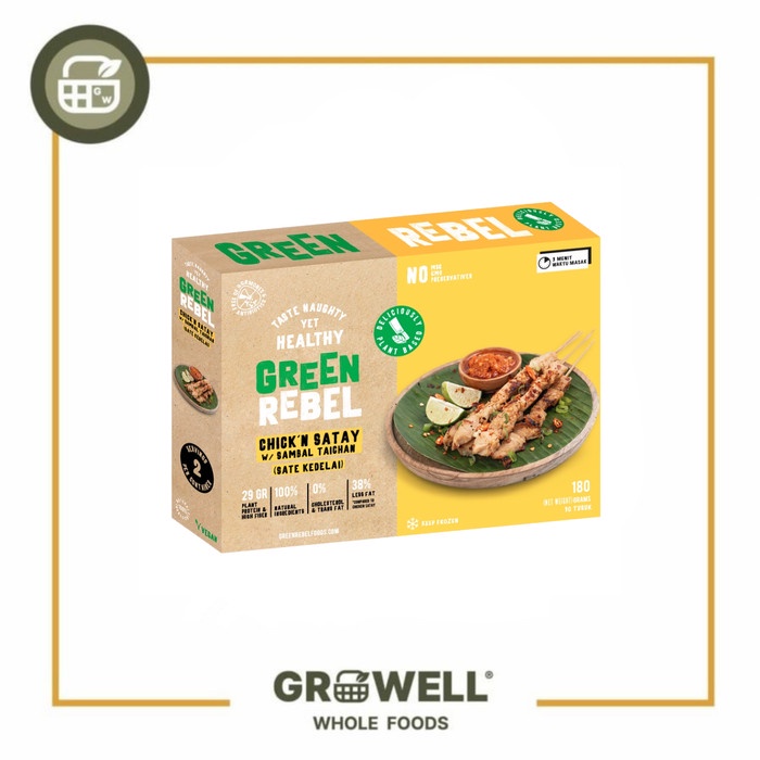 

Best Seller Green Rebel Nabati Sate Ayam (Chick'N Satay)