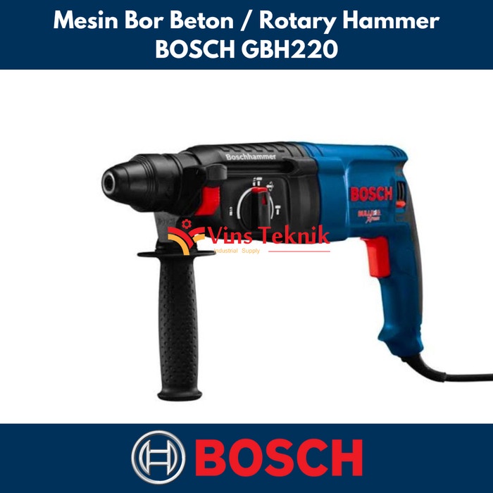 Best Seller Mesin Bor Bobok Beton Bosch Gbh220 Sds Plus Rotary Hammer 22Mm Gbh 220