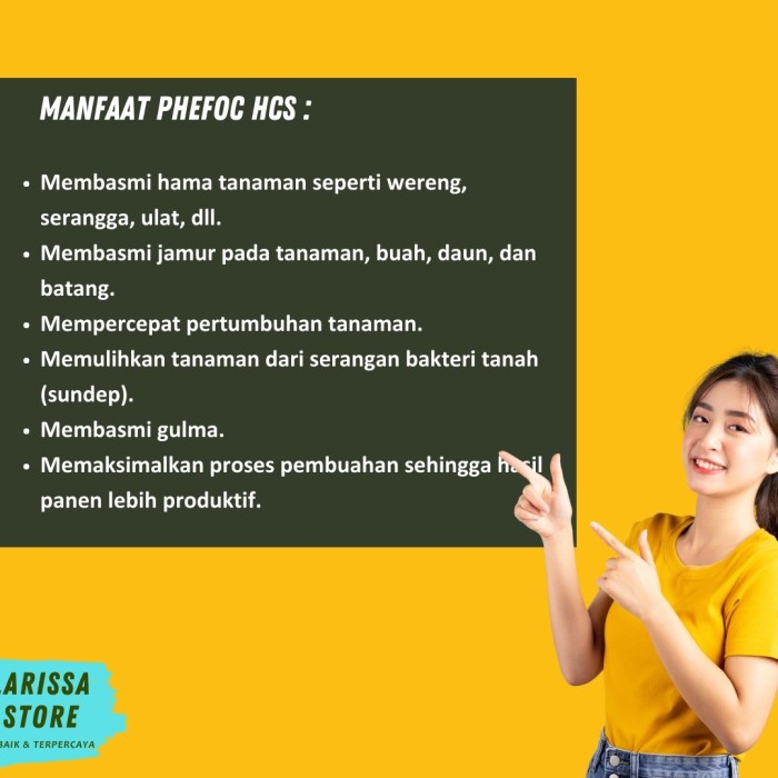 HOT SALE TERBARU PHEFOC DARI PT.HCS PEMBASMI HAMA TANAMAN ORGANIK TERBARU