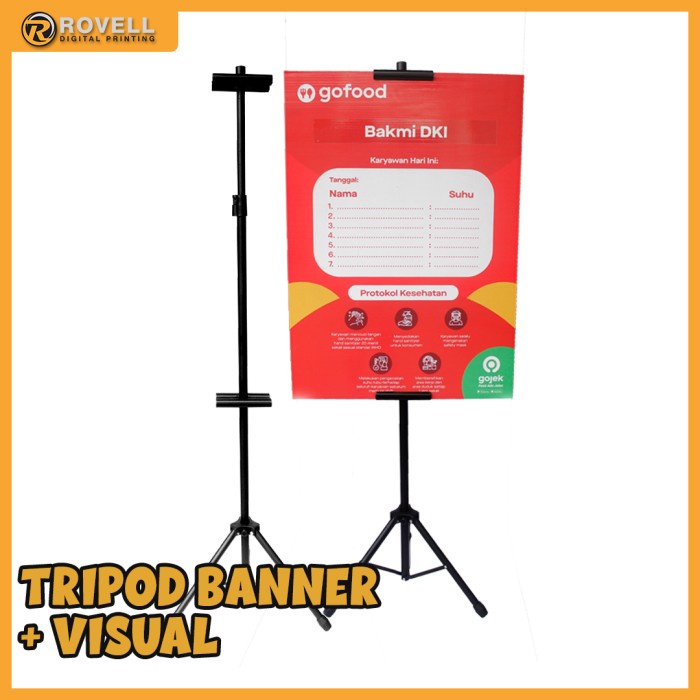 Best Seller Tripod Banner + Visual