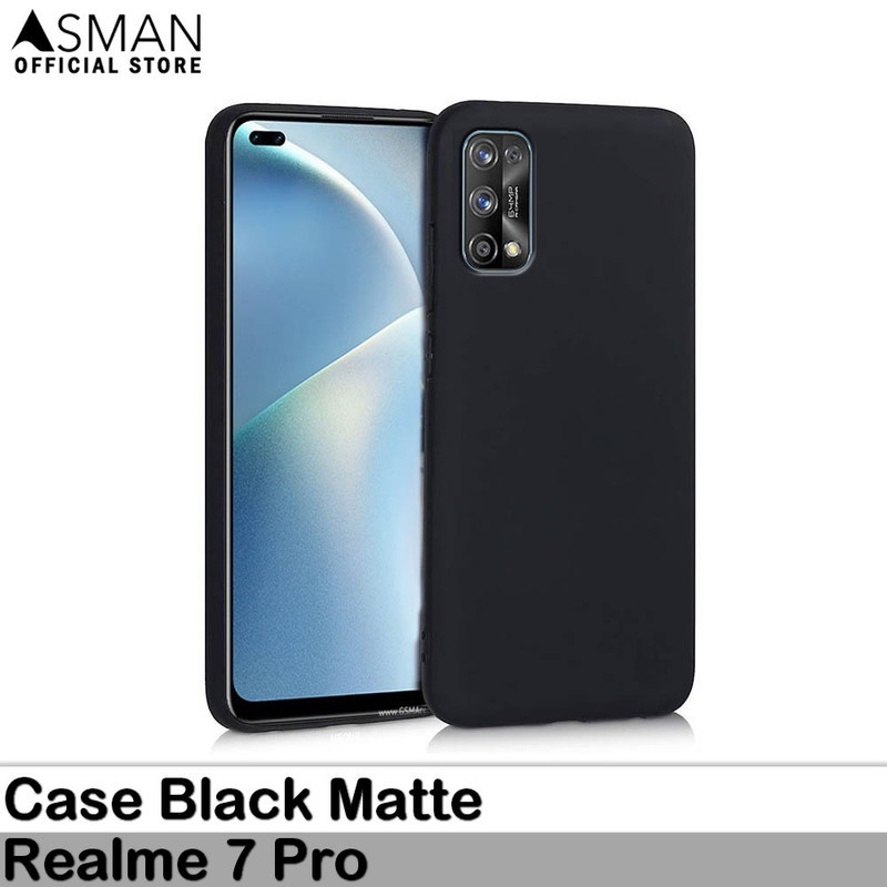 Ultraslim Realme 7 Pro | Soft Case Black Matte - Black