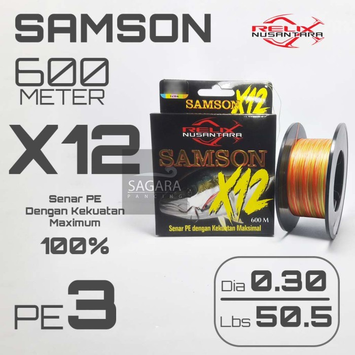 Bestseller Senar Pe Samson X12 Pe Samson 600 Meter Pe Relix Nusantara
