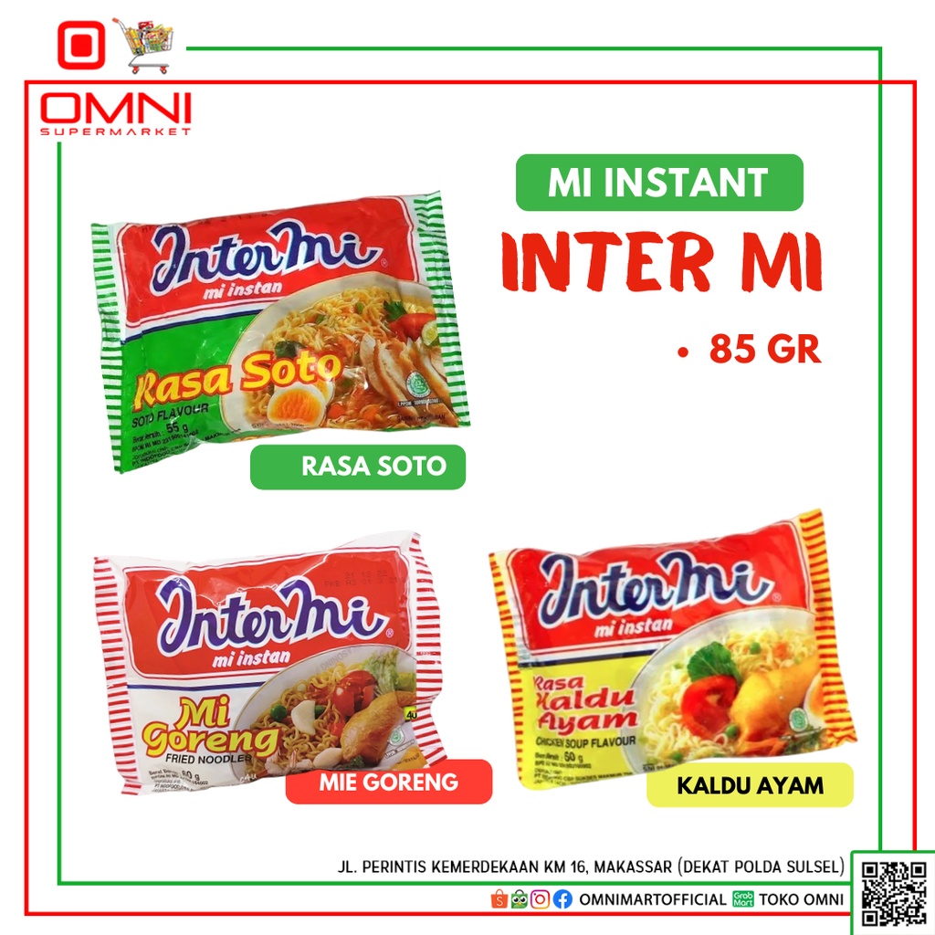 

Mie Instant Intermi All Variant Kuah Goreng 60g