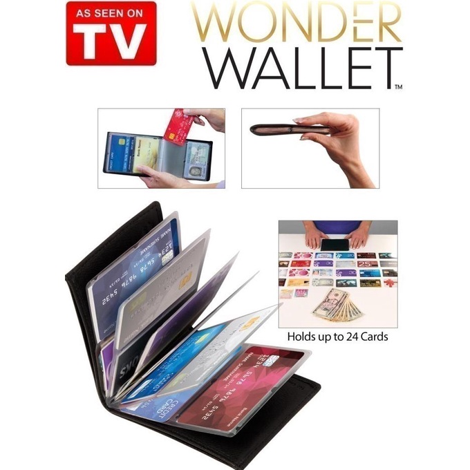 

Wonder Wallet Rfid Blocker 24 Card Holder - Dompet Kartu Serbaguna