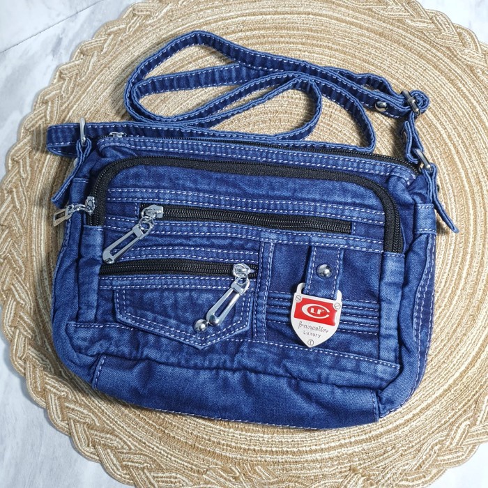 DISKON SPESIAL TAS SELEMPANG WANITA SLING BAG JEANS LEVIS KECIL MODEL TERBARU TERBARU