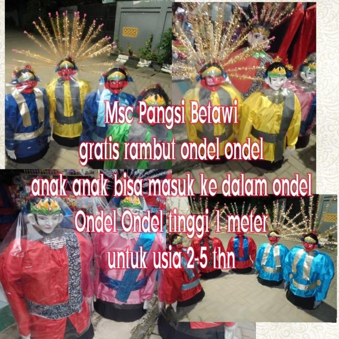 Ondel Ondel murah ukuran 1 meter