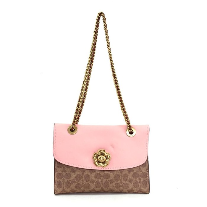 MUST HAVE TAS WANITA COACH PARKER IN SIGNATURE TURNLOCK TERMURAH