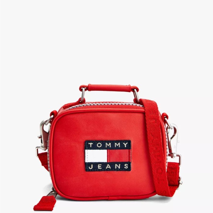 FLASH SALE TOMMY HILFIGER - HERITAGE NANO BAG ORIGINAL TAS WANITA - RED TERMURAH