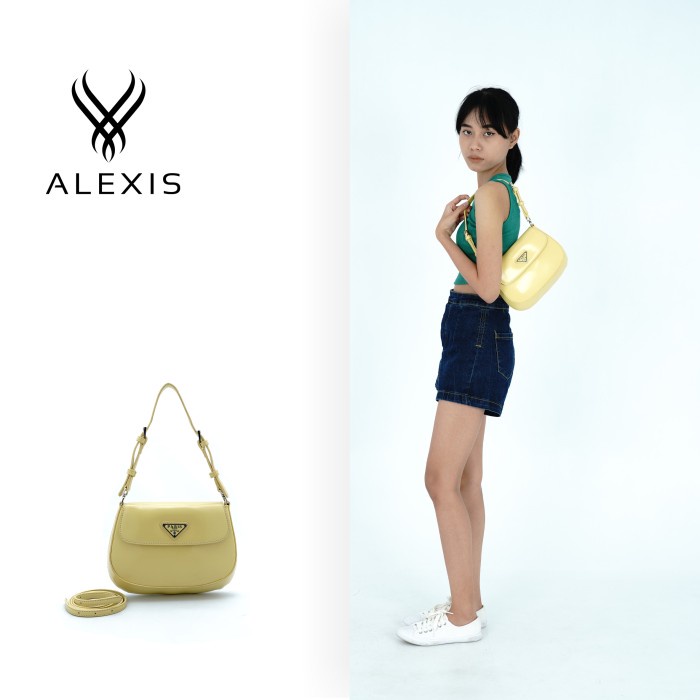 FLASH SALE ALEXIS IMPORT TAS SELEMPANG JINJING WANITA(11500037-CKNHW) TERBARU
