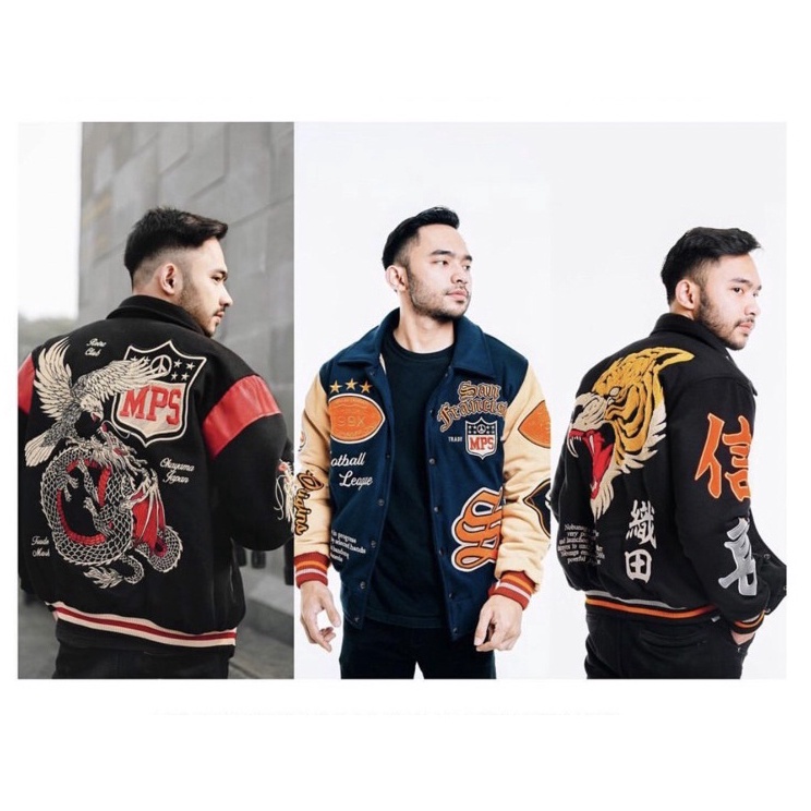 berkualitas JAKET VARSITY JAKET BASEBALL PRIA WANITA JAKET RACING PRIA WANITA JAKET BOMBER VARSITY J