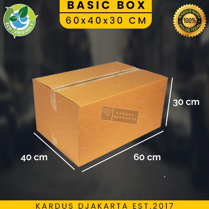 

Diskon Kardus / Karton Box Besar Polos Uk. 60X40X30 Cm Erp