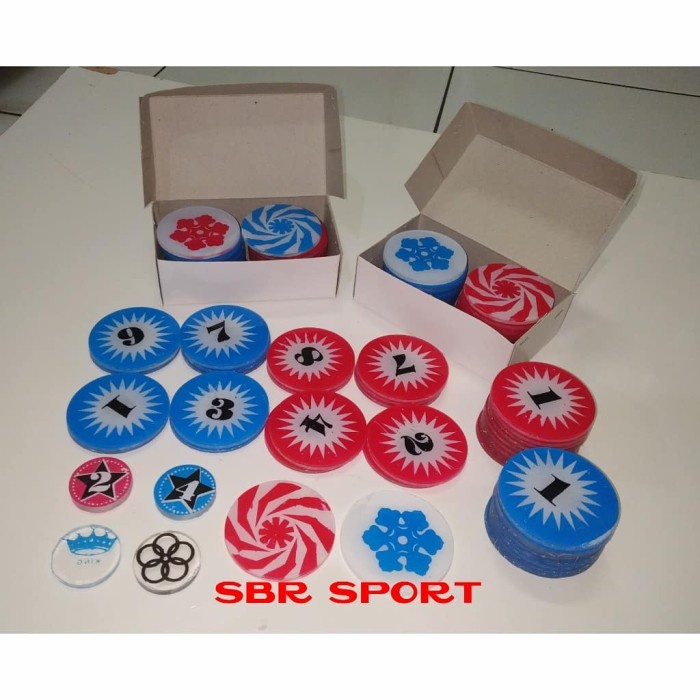 BIJI KARAMBOL DIAMETER 5.5 CM JUMBO SUPER TEBAL 3 MM