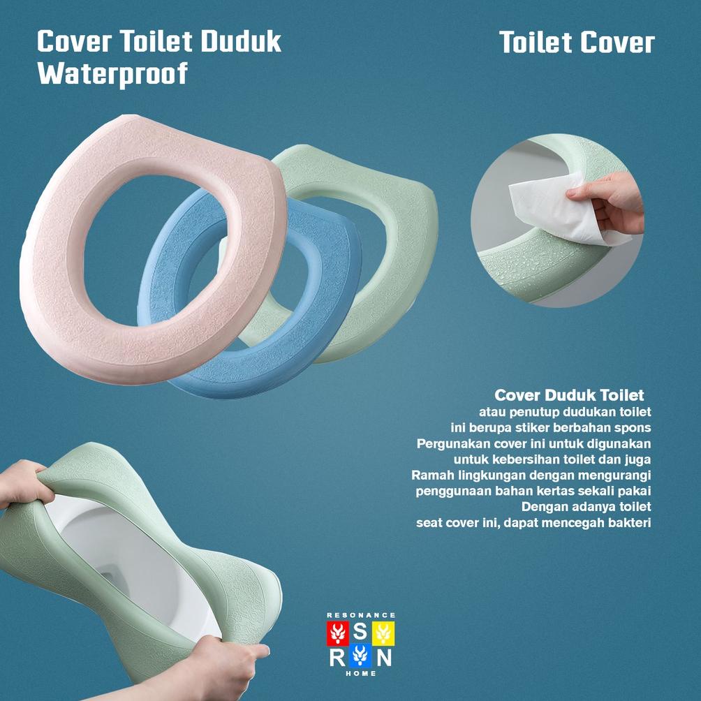 Diskon Alas Tempat Duduk Wc Toilet Waterproof Universal Cover Pelapis Dudukan Closet Tahan Air Resonance Home Msx