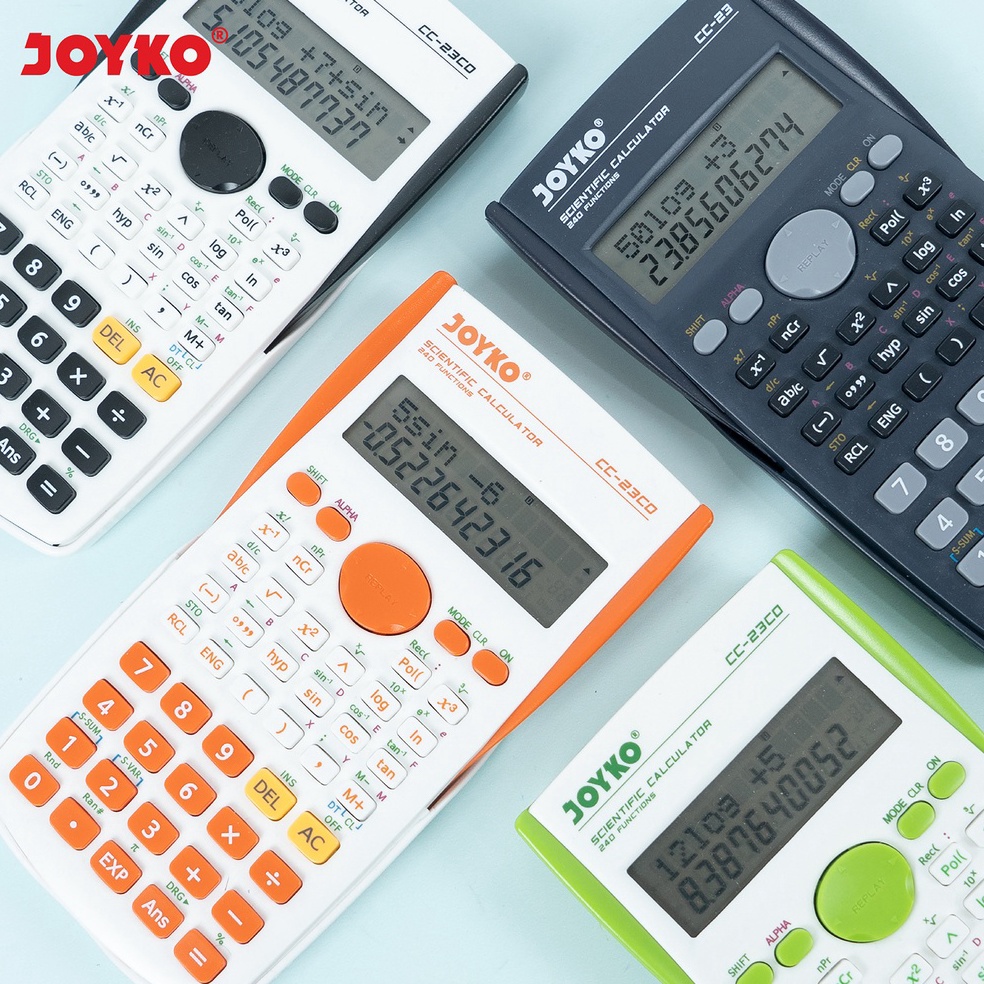 

Terbatas Calculator / Kalkulator Joyko CC-23 / CC-23CO Scientific / 240 Functions 7I8