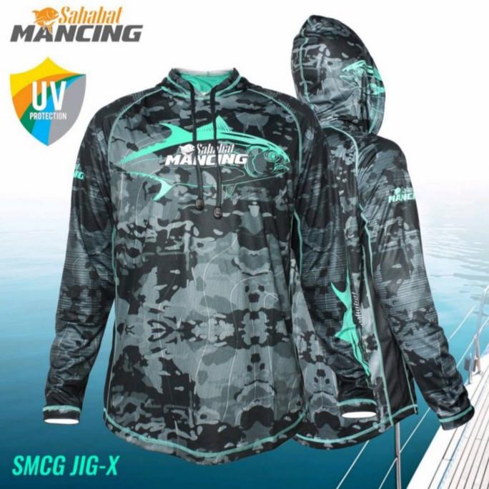 Jersey Sahabat Mancing JIG X | UV Protection | Hoodie
