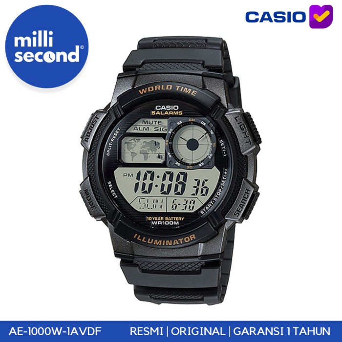 Terlaris Casio General Ae-1000W-1Avdf/Ae1000W-1Av Original & Garansi Resmi