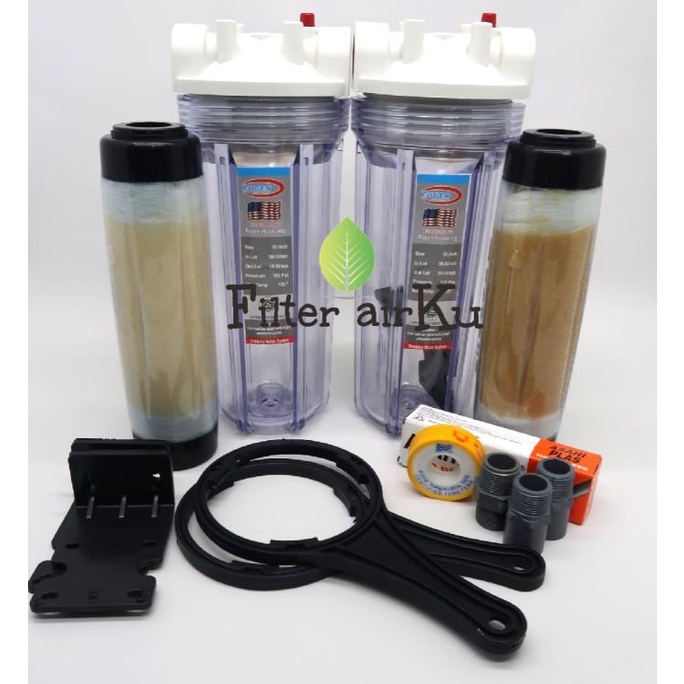 Paket filter air demineral - Resin anion dan kation