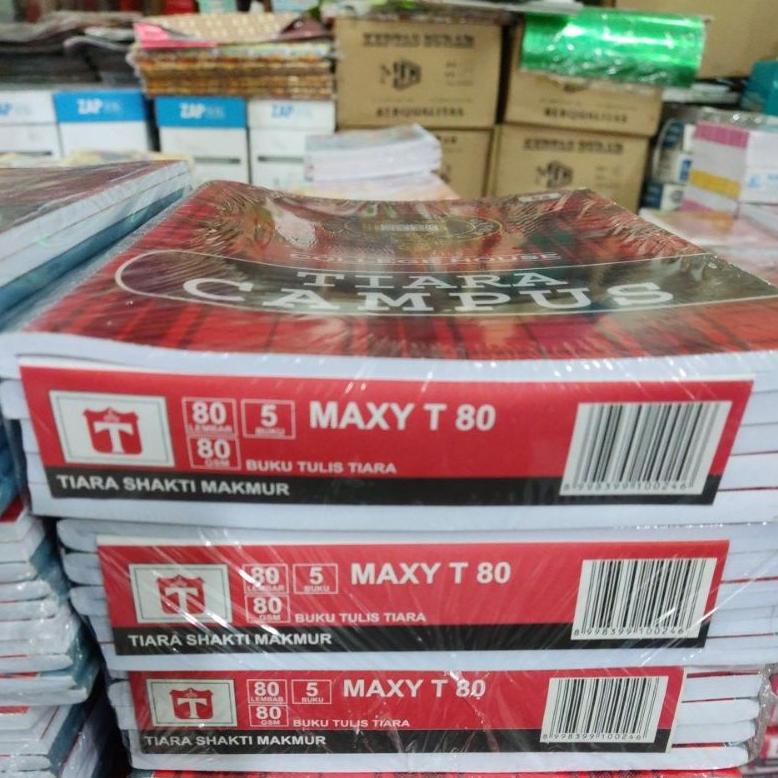 

8.8 [Discount] Buku Tulis Campus Tiara Boxy 80 Lembar [ Ukuran Buku Tulis Besar ] New !!
