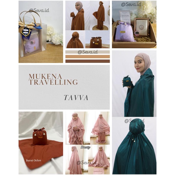 TAVVA MUKENA TRAVELING MUKENA TAVVA JUMBO MUKENA MINI TAVVA ORIGINAL