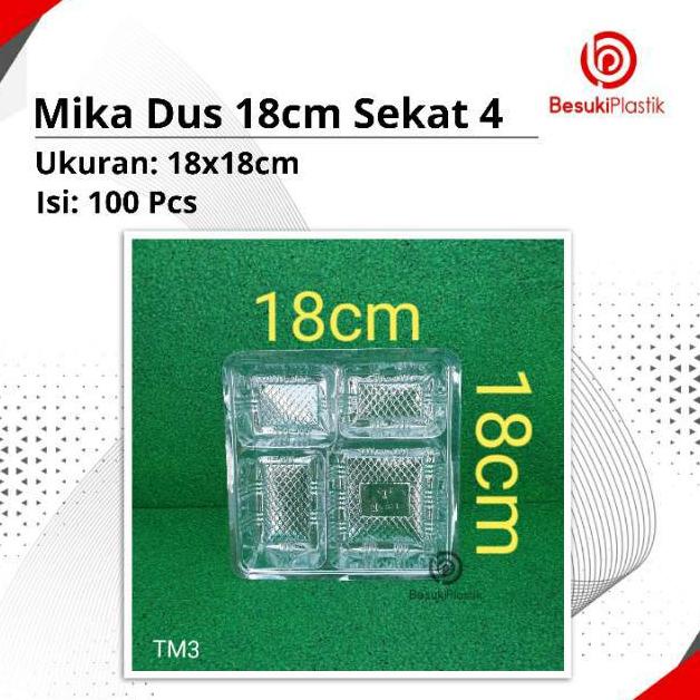 

Terbaik Mika Sekat 18Cm / Mika Dus 18Cm / Mika Dus / Mika Nasi Campur / Mika Plastik Sekat Msx