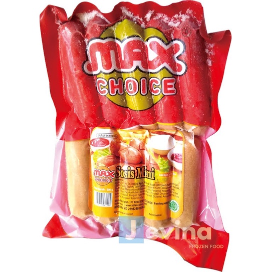 

Sosis Bakar Ayam Max Choice Ori 500g 12pcs roc02