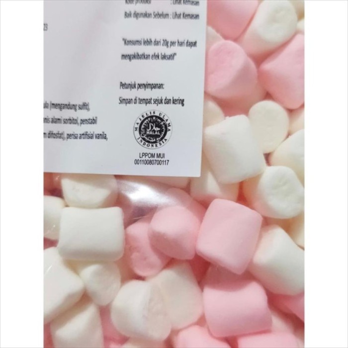 

Corniche Marshmallow Mini 1 Kg Marshmallows Warna Pink Putih Halal wmf03