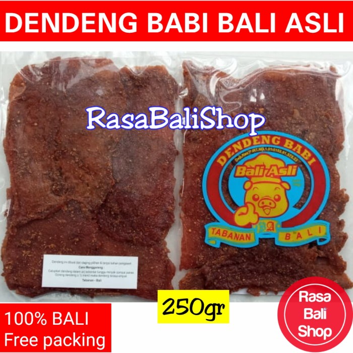 DENDENG BALI ASLI, DENDENG BABI MANIS, DENDENG BALI, OLEH OLEH BALI hen04