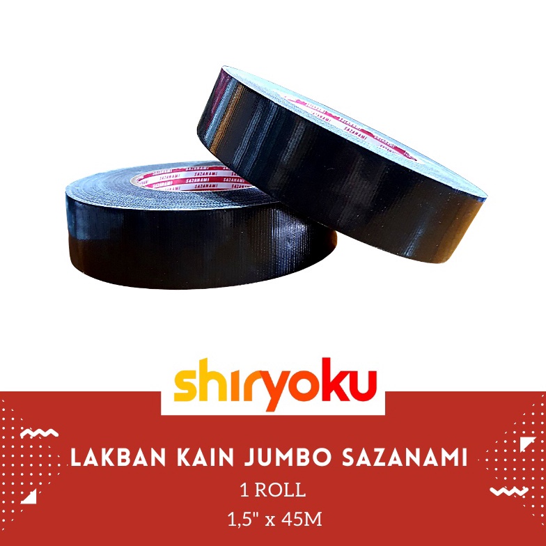 

Buruan beli Lakban Kain Hitam 36mm x 45 Meter Sazanami Cloth Tape JUMBO 1,5" Hitam - JUMBO 1,5" 33