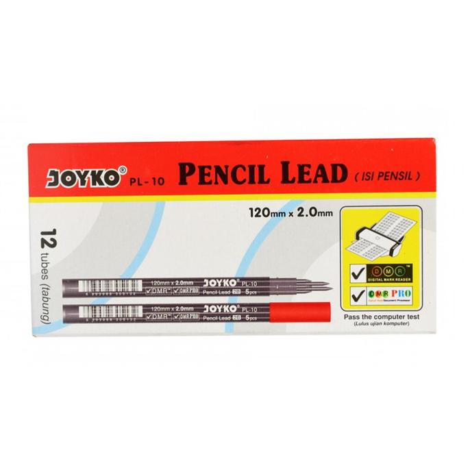 

Isi / Refill Lead Pensil Mekanik Joyko 2B PL - 10 2.0 mm