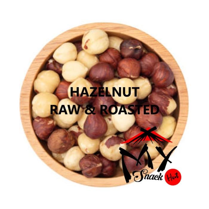

HAZELNUT 50GR - KACANG HAZEL MENTAH MATANG RAW ROASTED COKLAT PRALINE Best Seller