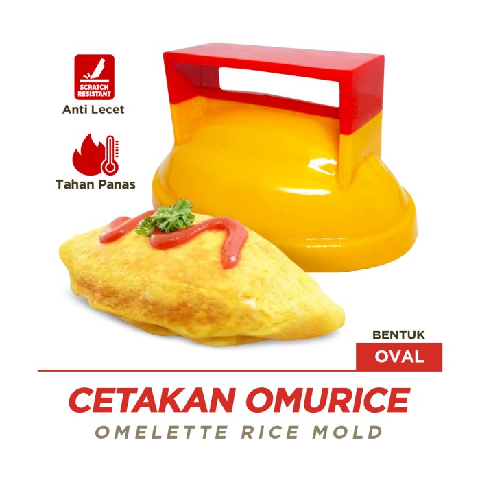 Bestseller Cetakan Telur Omelet (Omurice Mold) Oval