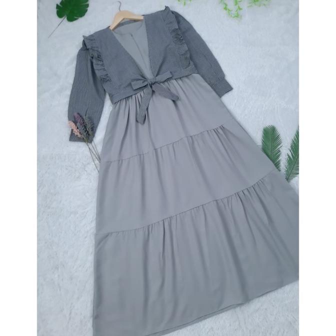 TRAND model Baju Gamis Remaja Terbaru N muslimah Kekinian 2022 Gamismu