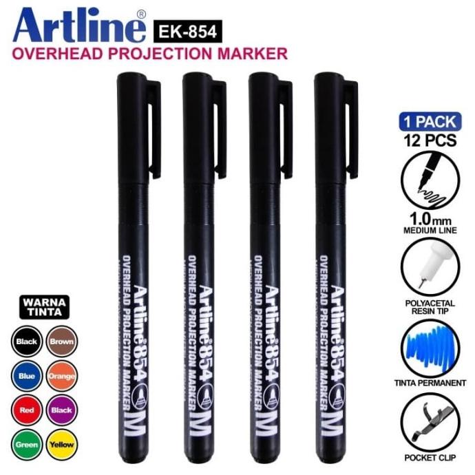 

Spidol Permanen OHP Artline EK-854 Medium