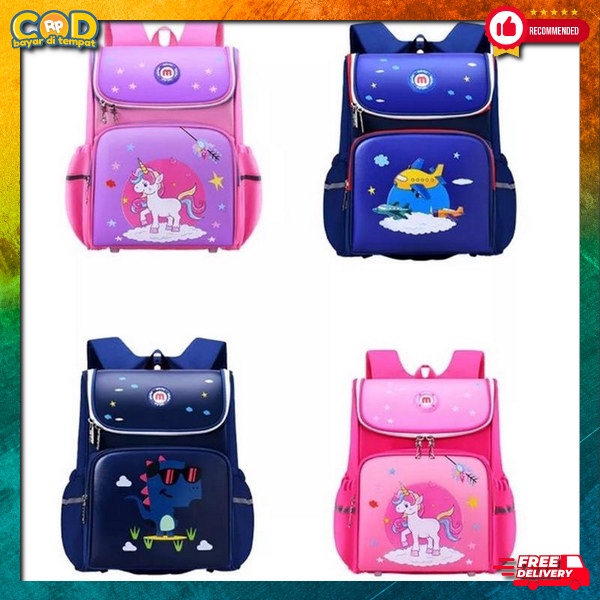 Sale Tas Sekolah Keren Awet Lucu Export Anak Laki Laki Peremp Um344 Pg Tsum Tsum Full Motif - Pi Tas