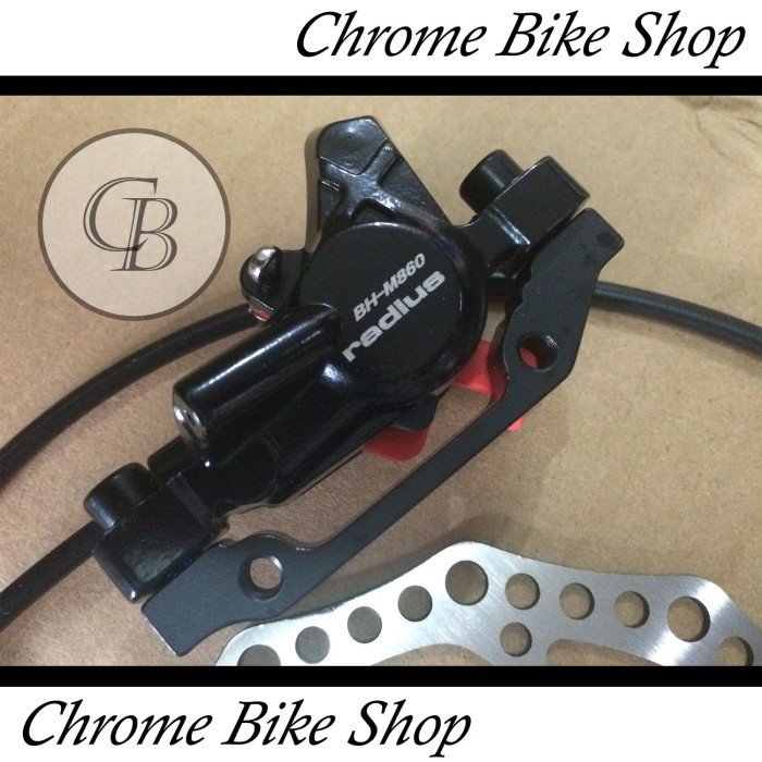 Brake Set Rem Hidrolik Rem Hidraulic Sepeda Radius Kampas Persegi
