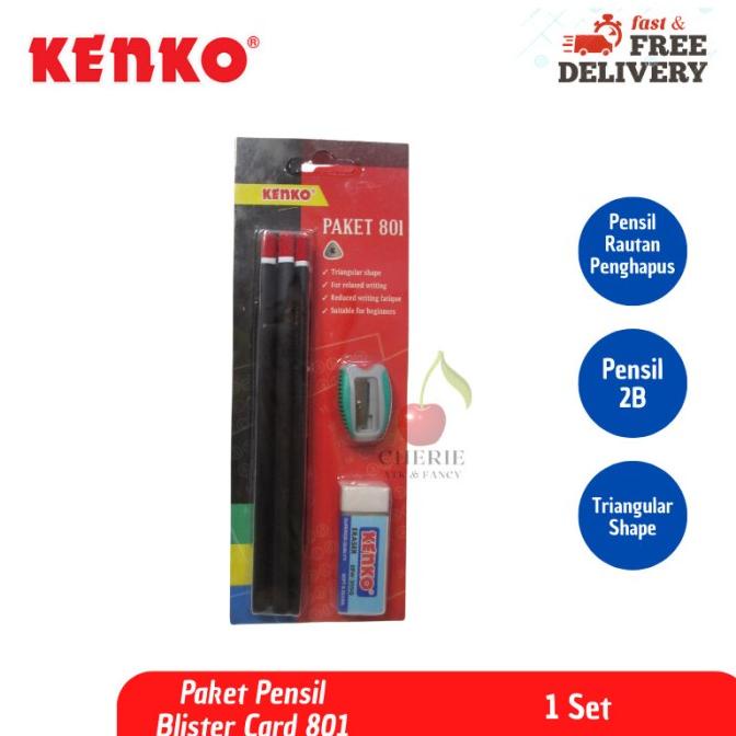 

@#@#@#] Paket Pensil Kenko - Blister card / Paket 801